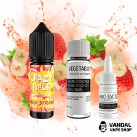 Набори для самозамісу Crazy Juice 15 мл 50 мг -  Banana Strawberry