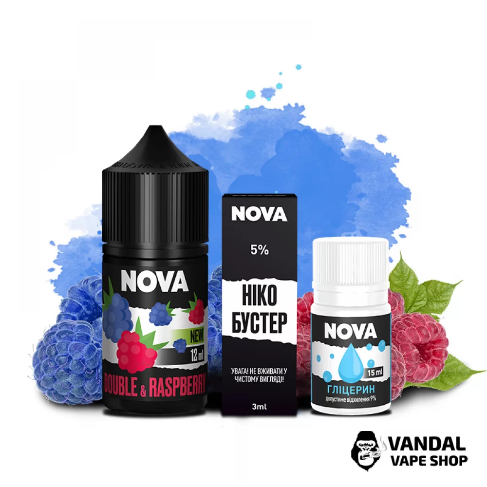 Набор для самозамеса Nova 30 мл 50 мг со вкусом двойной малины