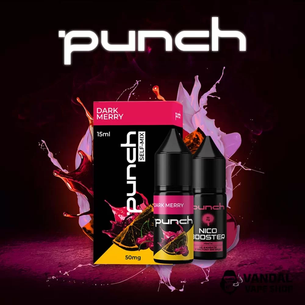 Набор для самозамеса Punch 15 мл 50 мг со вкусом черешни и апельсина с холодком