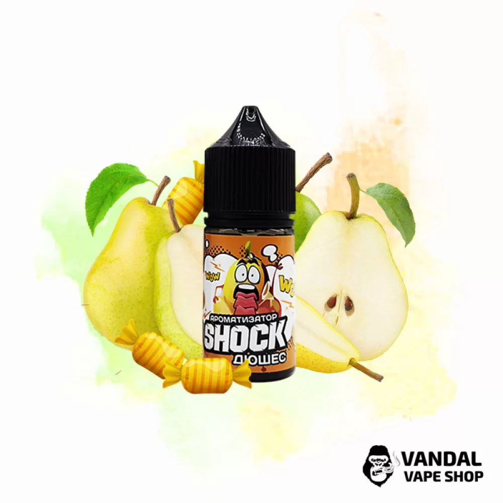 Набор для самозамеса Shock 30 мл 25 мг со вкусом дюшеса Набор для самозамеса Shock 30 мл 25 мг со вкусом дюшеса
