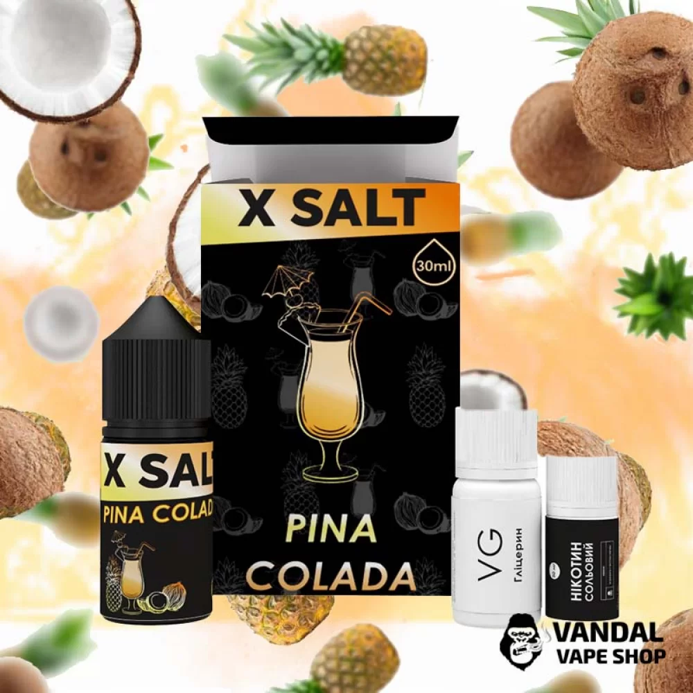 Набор для самозамеса XSalt 30 мл 25 мг со вкусом коктейля пина колода
