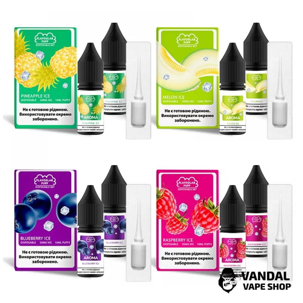Набор для самозамеса Flavorlab Disposable Puff 10 мл 