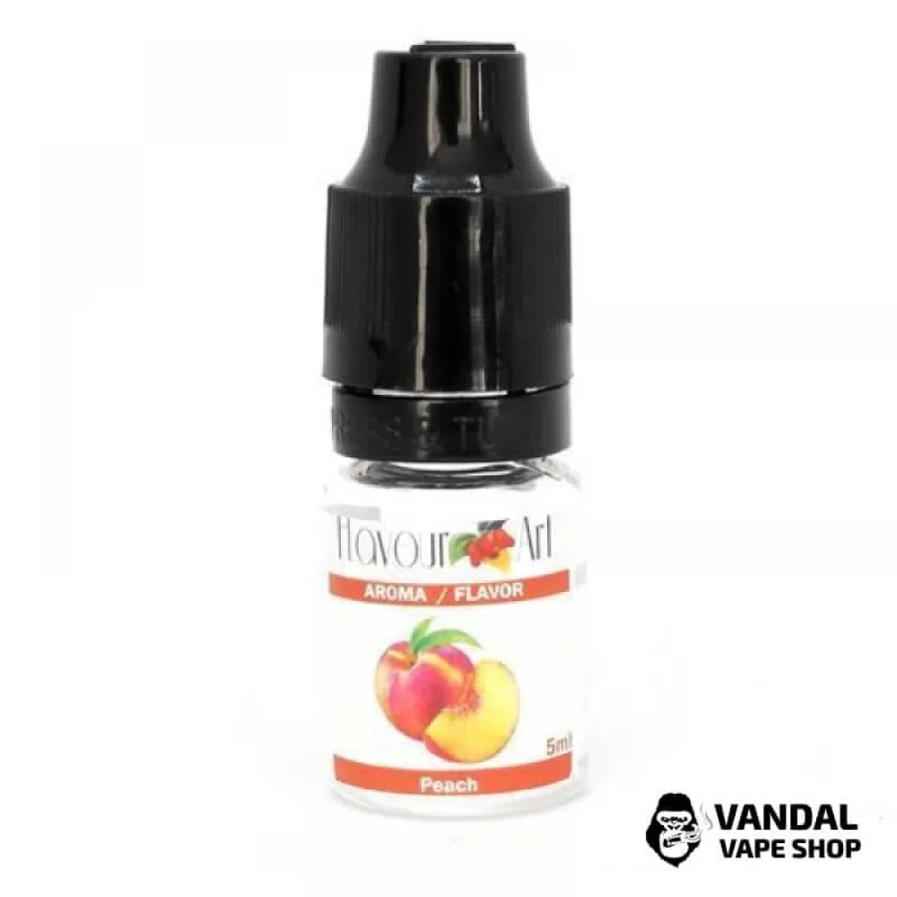 Ароматизатор Peach FlavourArt (Персик) - 5 мл. Ароматизатор Peach FlavourArt (Персик) - 5 мл.