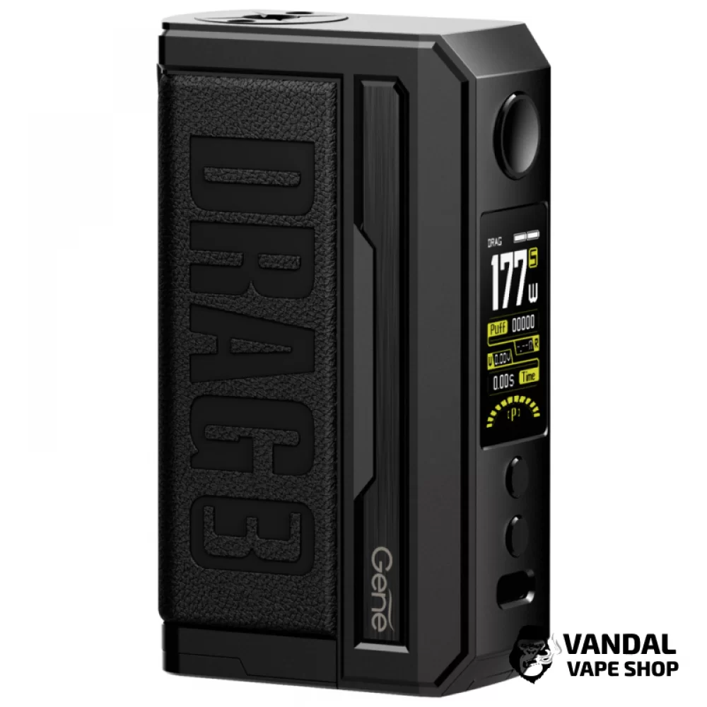 Бокс мод VooPoo Drag 3 177W в черном цвете