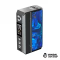 Оригинальный бокс мод VooPoo Drag 4 в сером цвете со вставкой "Ocean Blue"