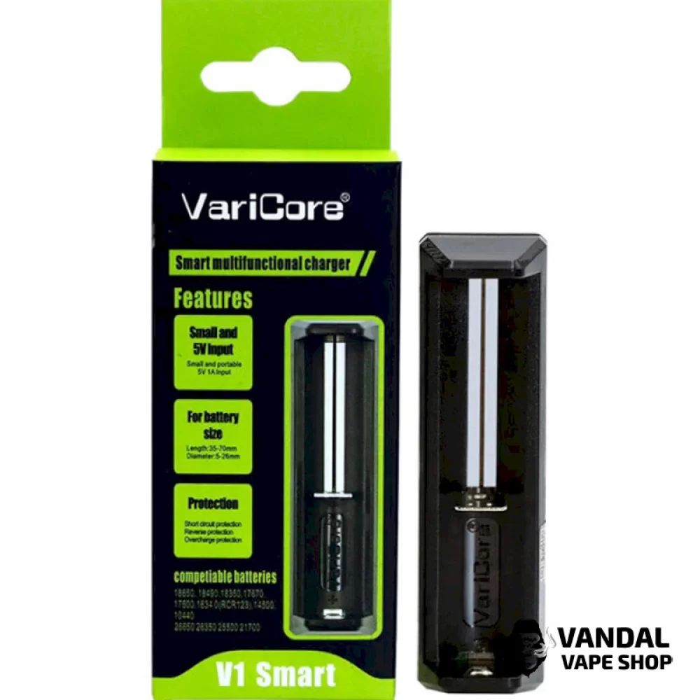 Varicore V1 Smart зарядное устройство для аккумуляторов на 1 слот Varicore V1 Smart зарядное устройство для аккумуляторов на 1 слот