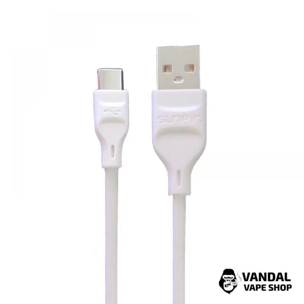Кабель Sunpin SC-05 TYPE C 2.4A Белый