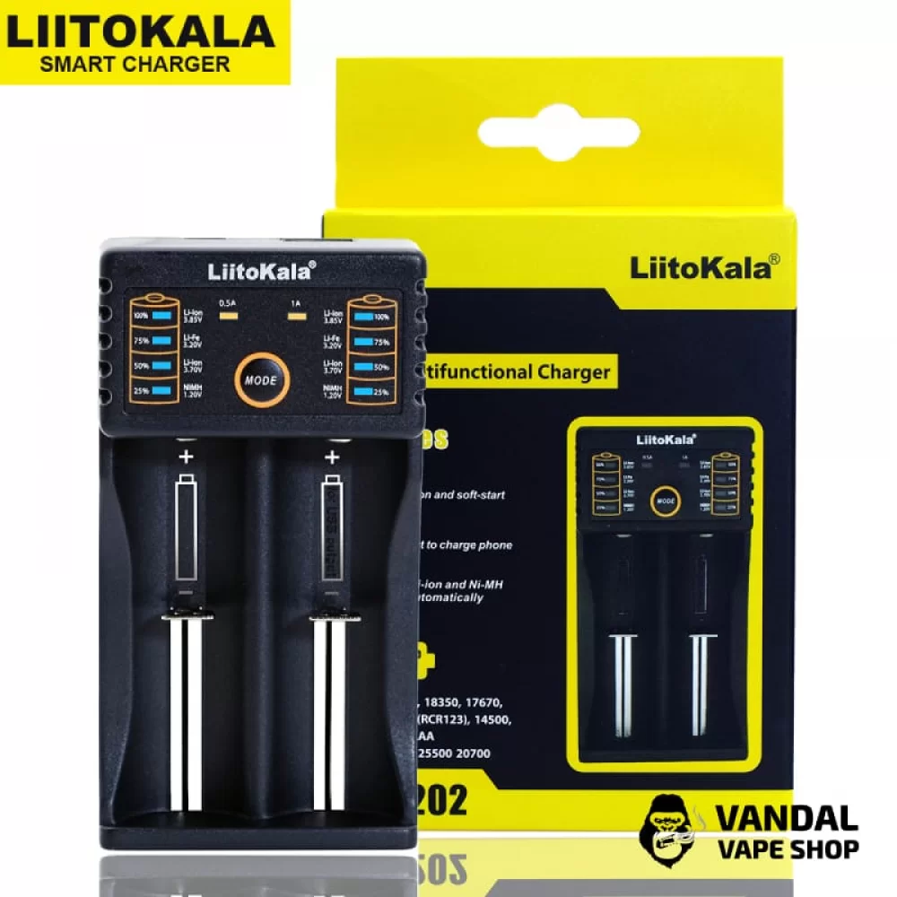 LiitoKala Lii - 202 универсальное зарядное устройство LiitoKala Lii - 202 универсальное зарядное устройство