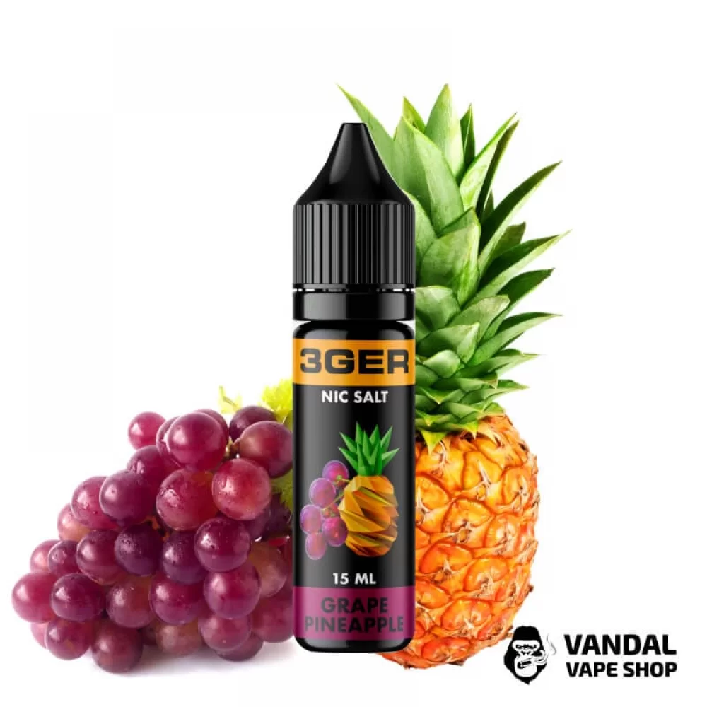 3Ger Salt - Grape Pineapple 15 мл 25 мг 3Ger Salt - Grape Pineapple 15 мл 25 мг