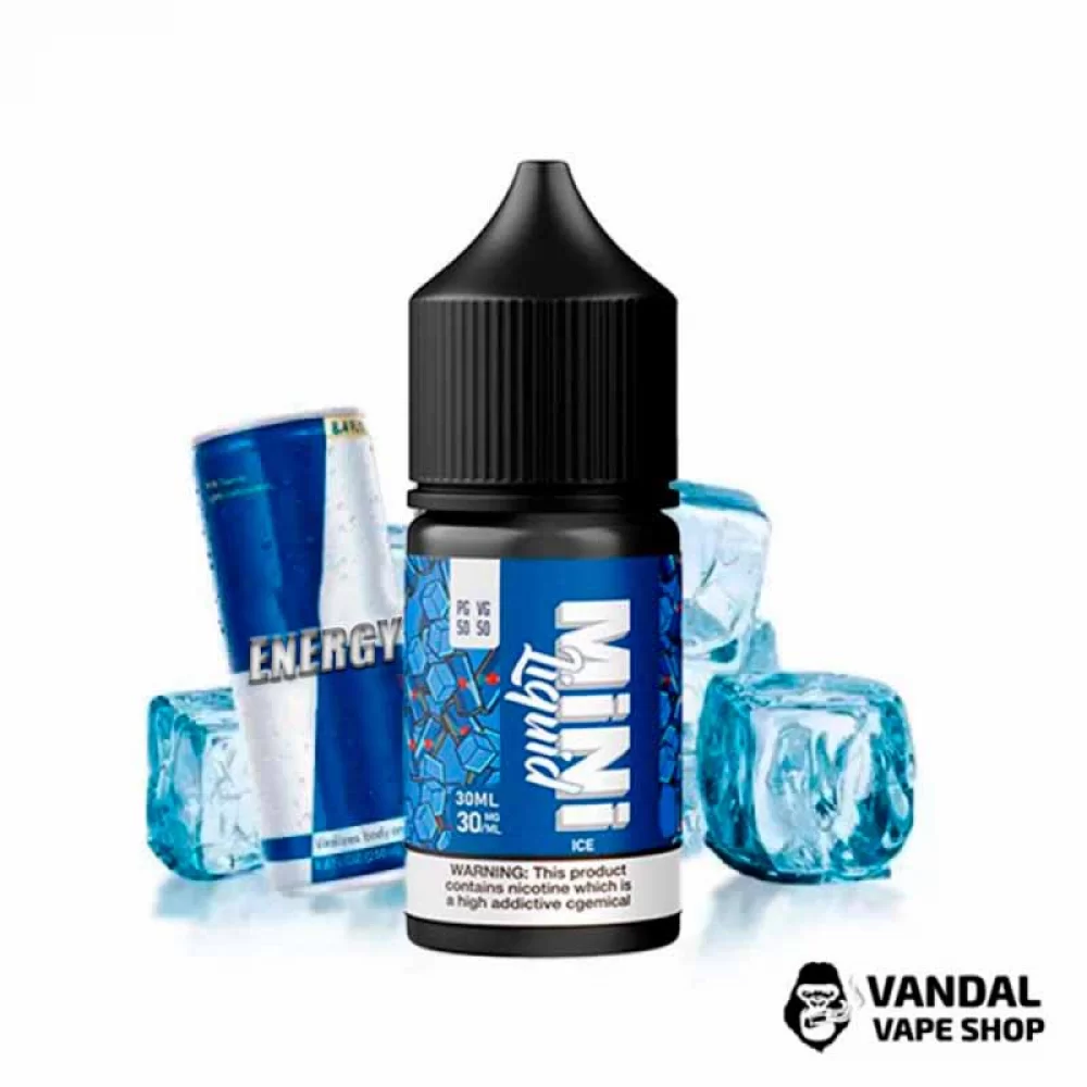 Рідина Mini Liquid - 30 мл на сольовому нікотині 30 мг зі смаком енергетика з холодком Рідина Mini Liquid - 30 мл на сольовому нікотині 30 мг зі смаком енергетика з холодком