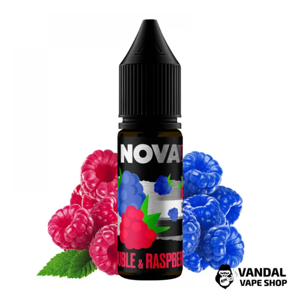 ЖИДКОСТЬ Nova Salt 15 мл НА СОЛЕВОМ НИКОТИНЕ 30 мг со вкусом малины
