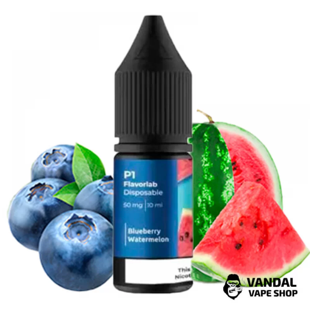 ЖИДКОСТЬ Flavorlab P1 10 мл НА СОЛЕВОМ НИКОТИНЕ 50 мг со вкусом черники и арбуза ЖИДКОСТЬ Flavorlab P1 10 мл НА СОЛЕВОМ НИКОТИНЕ 50 мг со вкусом черники и арбуза