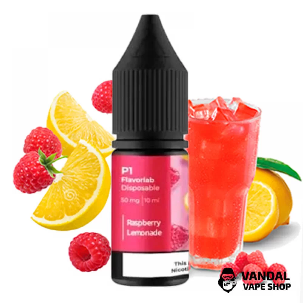 ЖИДКОСТЬ Flavorlab P1 10 мл НА СОЛЕВОМ НИКОТИНЕ 50 мг со вкусом лимонада с малиной