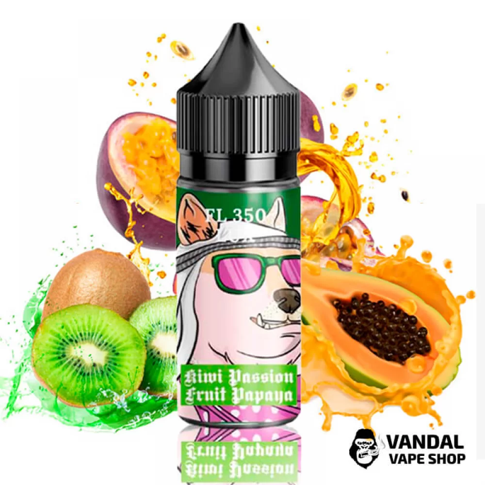 Рідина Flavorlab FL 350 LUX 30 мл на сольовому нікотині 50 мг зі смаком ківі, маракуйї та папайї Рідина Flavorlab FL 350 LUX 30 мл на сольовому нікотині 50 мг зі смаком ківі, маракуйї та папайї