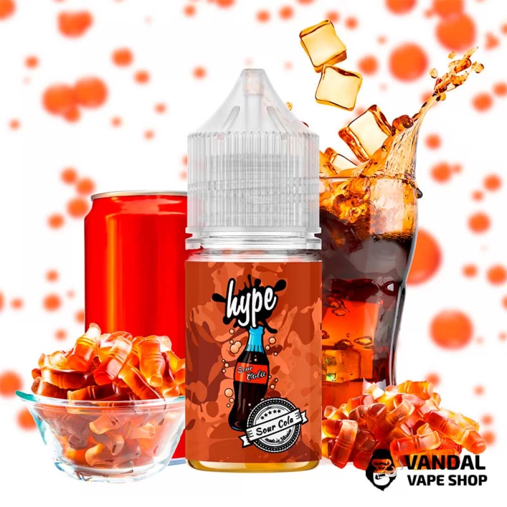 Жидкость Hype 30 мл 15 мг на солевом никотине со вкусом желейных конфет из Coca-Cola