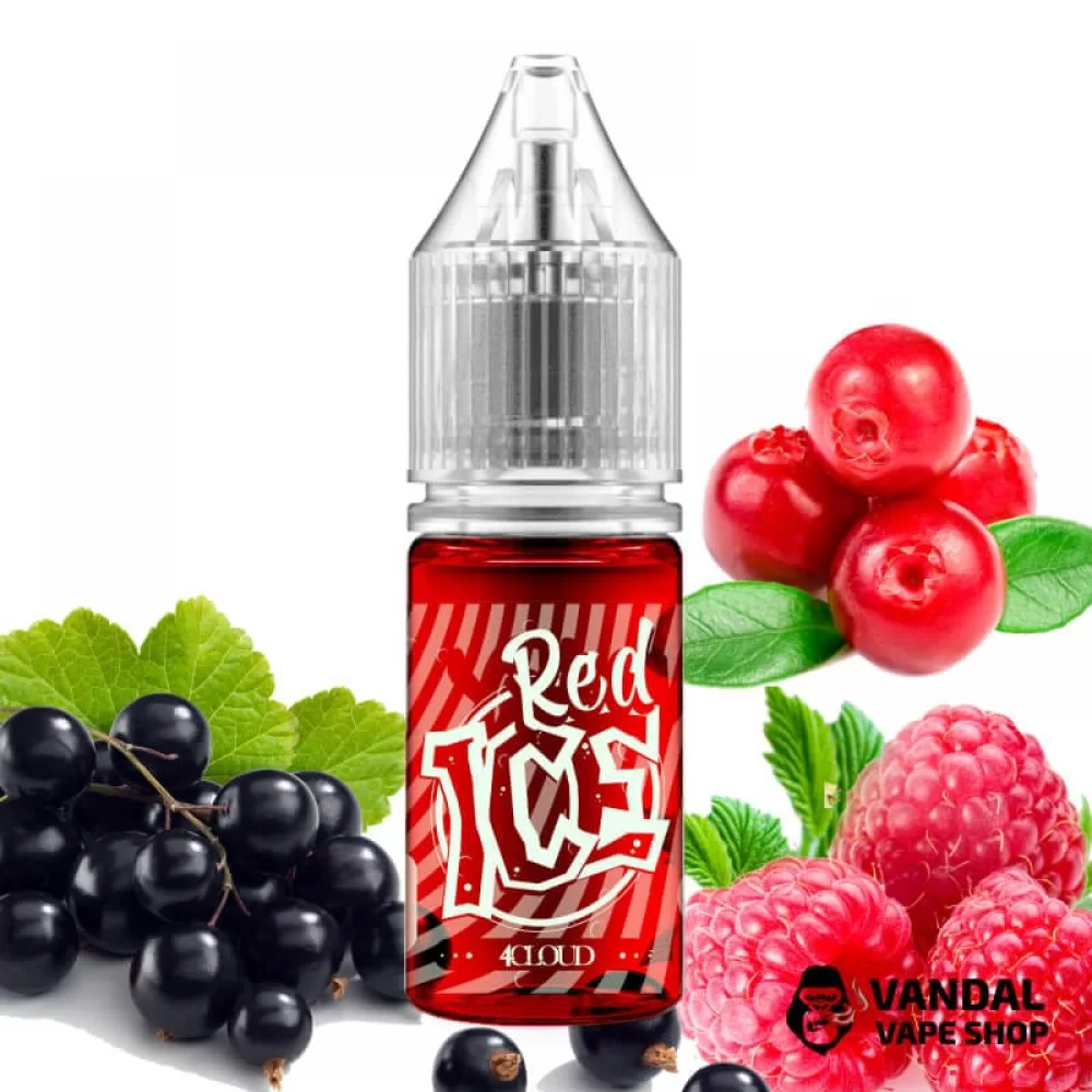 ЖИДКОСТЬ ICE - Red 11 мл 30 мг НА СОЛЕВОМ НИКОТИНЕ СО ВКУСОМ Смородины , малины, клюквы со льдом