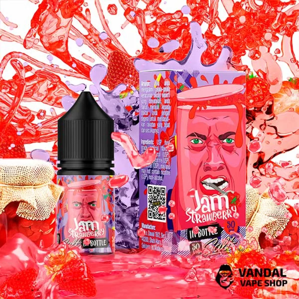 Жидкость In Bottle Salt 30 мл на солевом никотине 30 мг со вкусом клубничного джема