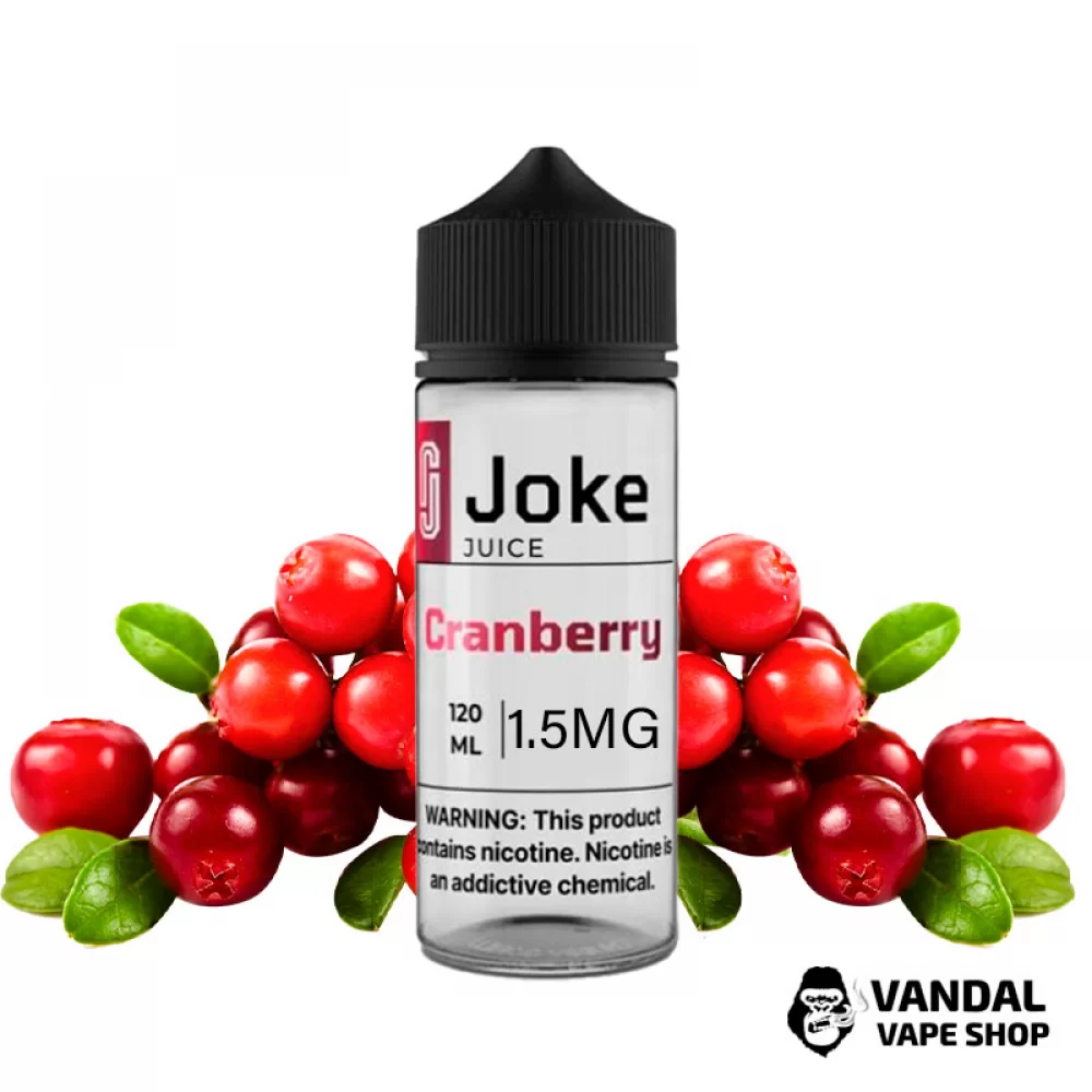 Жидкость Joke 120 мл на органическом никотине 1.5 мг со вкусом клюквы