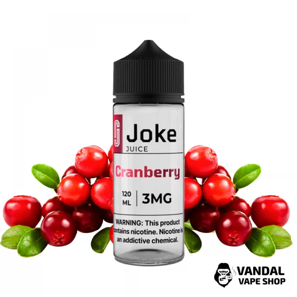 Жидкость Joke 120 мл на органическом никотине 3 мг со вкусом клюквы