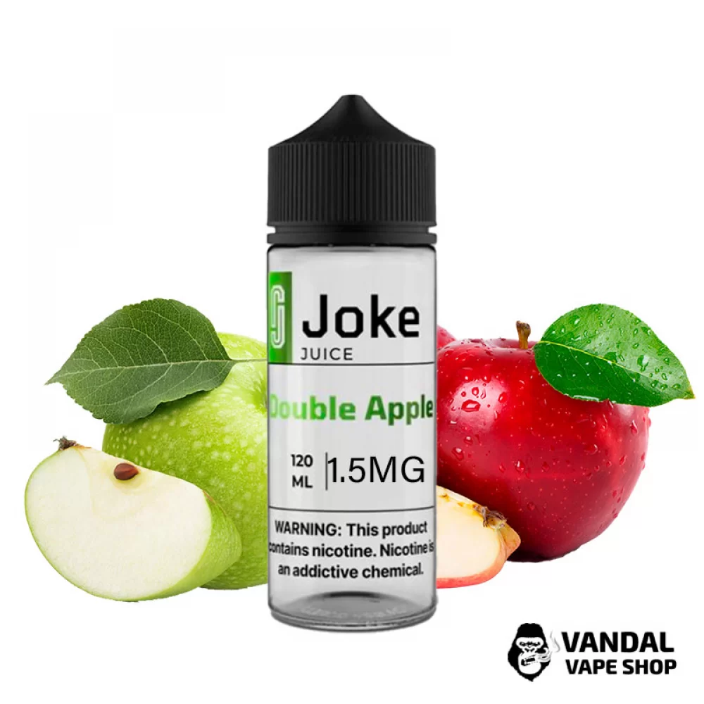 Жидкость Joke 120 мл на органическом никотине 6 мг со вкусом микса яблок