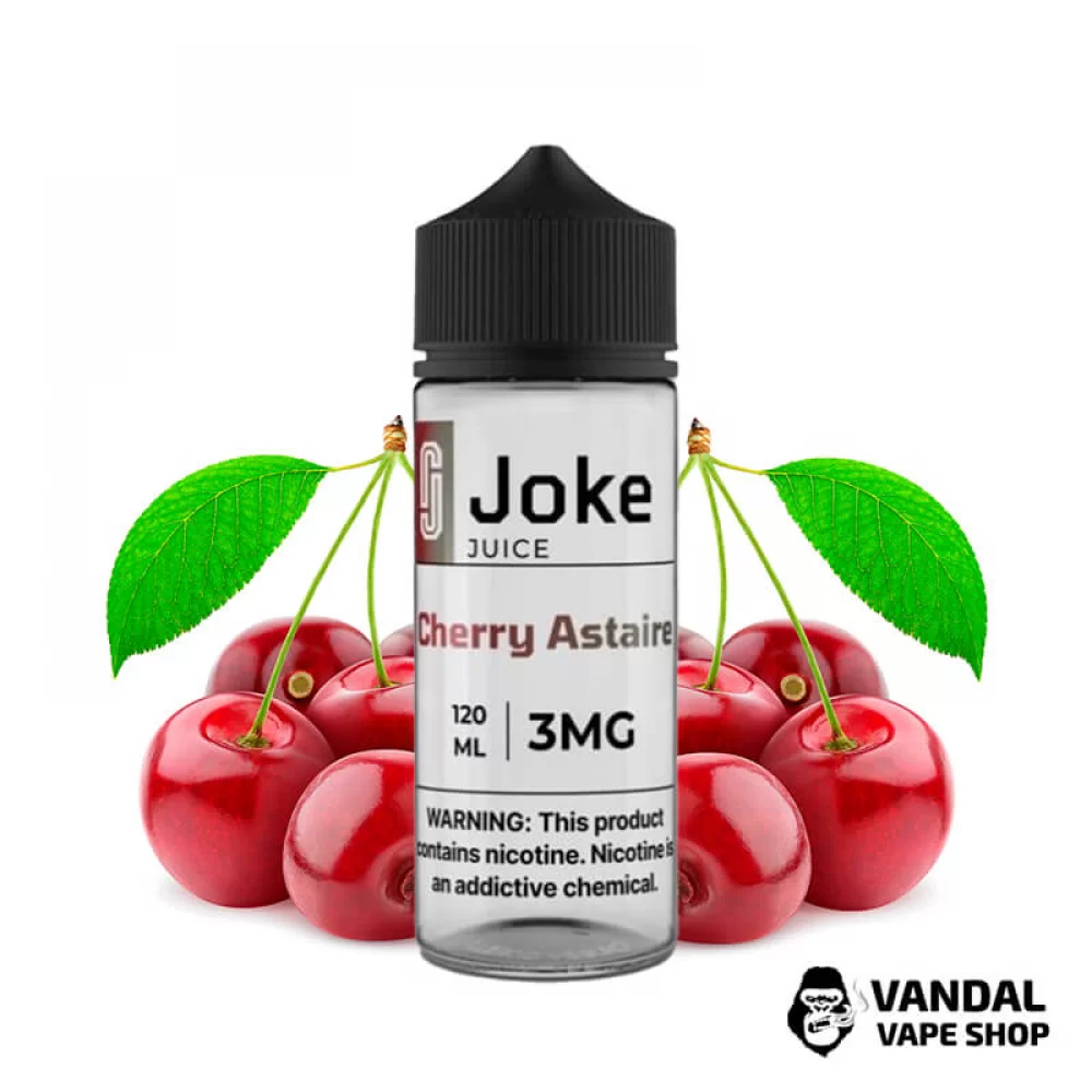 Жидкость Joke 120 мл на органическом никотине 3 мг со вкусом вишни Жидкость Joke 120 мл на органическом никотине 3 мг со вкусом вишни