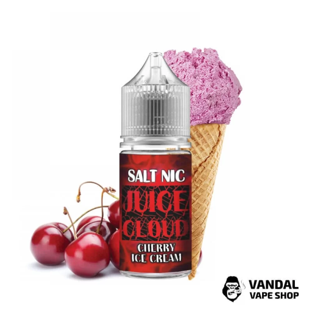ЖИДКОСТЬ Juice Cloud - Cherry Ice Cream 30 мл 30 мг НА СОЛЕВОМ НИКОТИНЕ СО ВКУСОМ мороженого с вишней ЖИДКОСТЬ Juice Cloud - Cherry Ice Cream 30 мл 30 мг НА СОЛЕВОМ НИКОТИНЕ СО ВКУСОМ мороженого с вишней