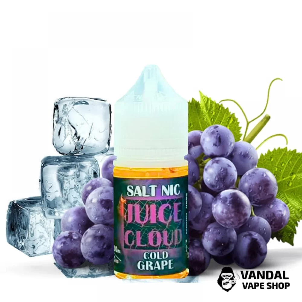 ЖИДКОСТЬ Juice Cloud - Cold Grape 30 мл 50 мг НА СОЛЕВОМ НИКОТИНЕ СО ВКУСОМ винограда ЖИДКОСТЬ Juice Cloud - Cold Grape 30 мл 50 мг НА СОЛЕВОМ НИКОТИНЕ СО ВКУСОМ винограда