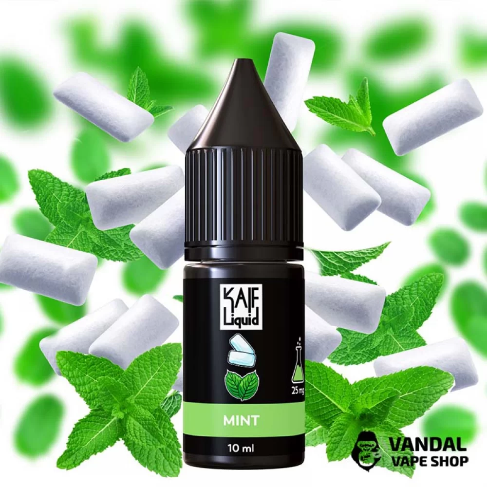 Жидкость Kaif Liquid Salt 10 мл на солевом никотине 50 мг со вкусом мяты