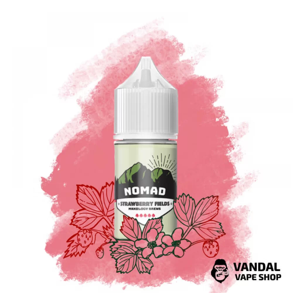 Жидкость NOMAD Salt 30 мл 50 мг на солевом никотине со вкусом клубники с холодком