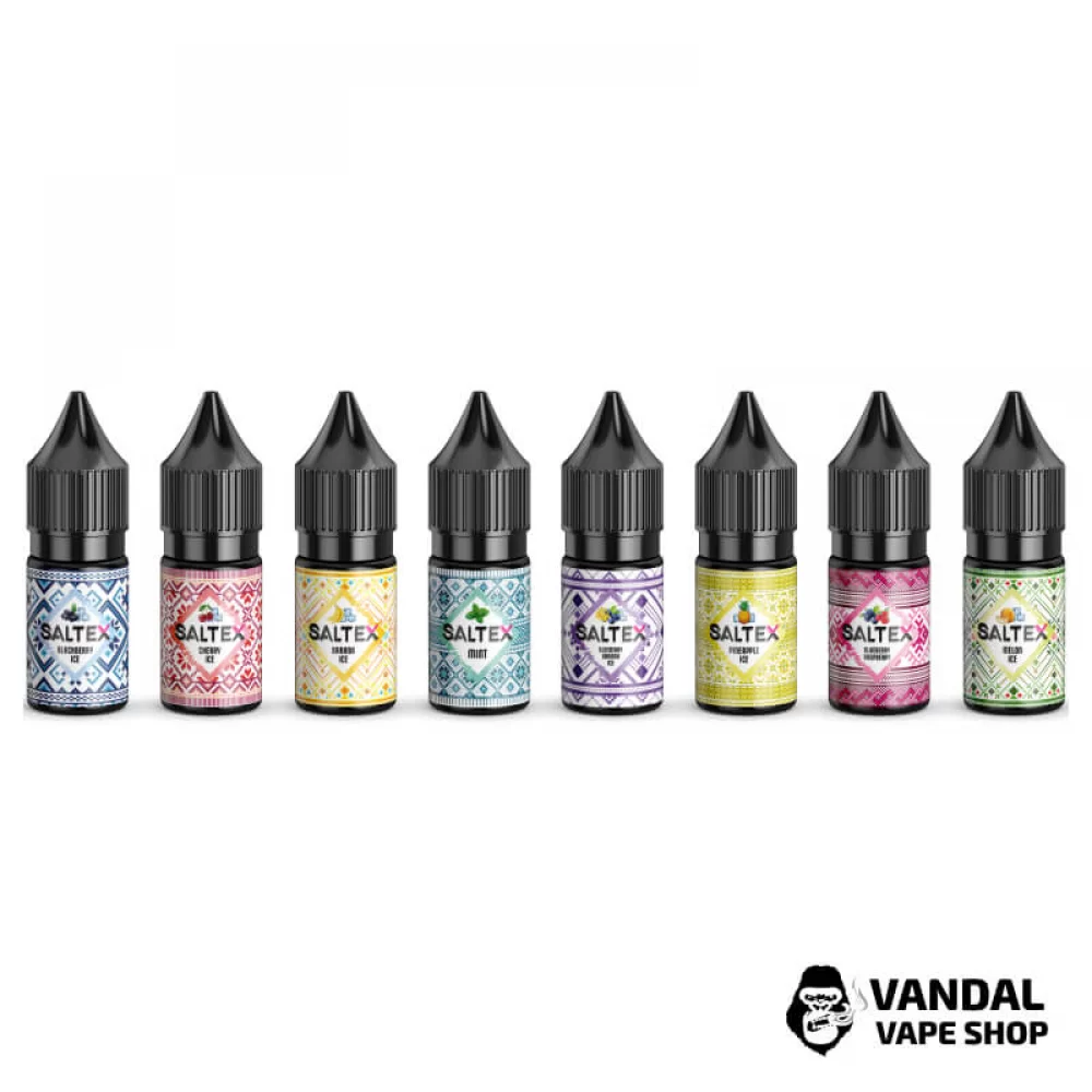 Рідина Saltex UA 10 мл, 50 мг на сольовому нікотині Рідина Saltex UA 10 мл, 50 мг на сольовому нікотині