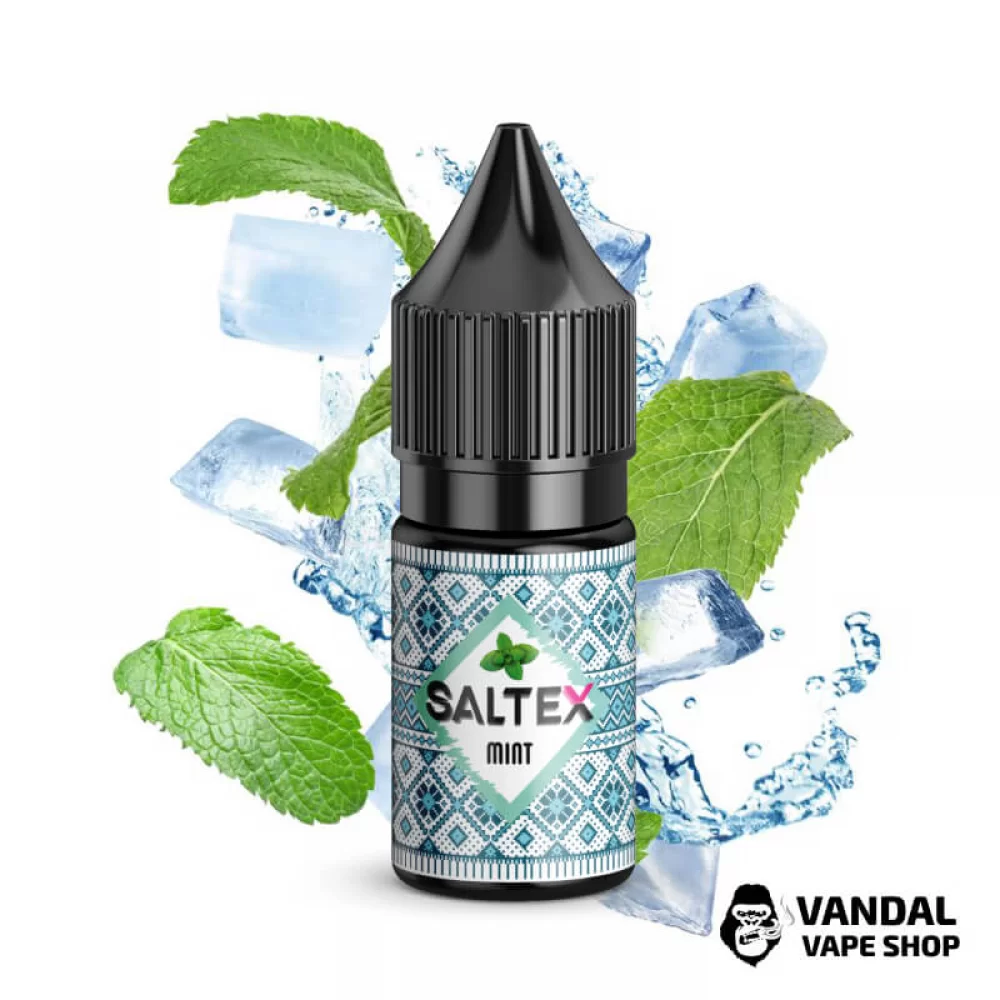ЖИДКОСТЬ Saltex 10 мл НА СОЛЕВОМ НИКОТИНЕ со вкусом мяты ЖИДКОСТЬ Saltex 10 мл НА СОЛЕВОМ НИКОТИНЕ со вкусом мяты
