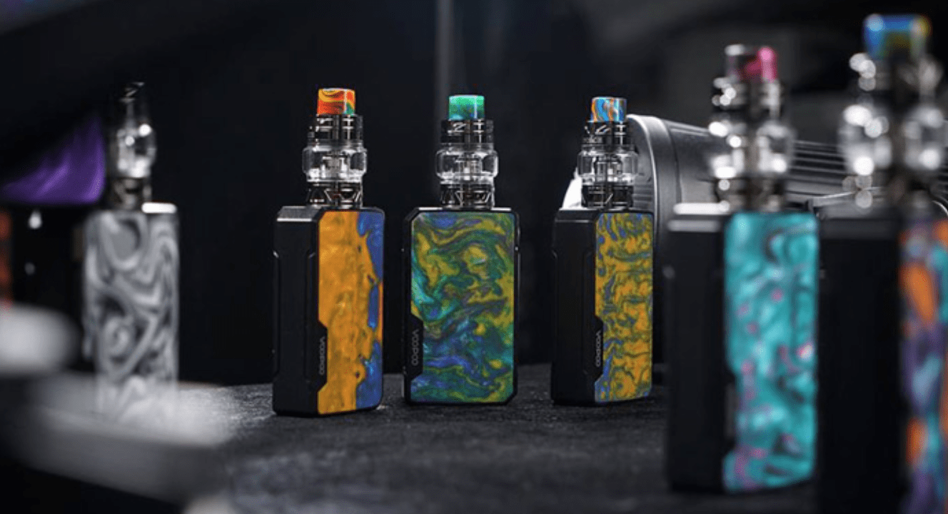 Парение электронной сигареты VooPoo Drag Электронные сигареты VooPoo Drag - vandalvape.com.ua